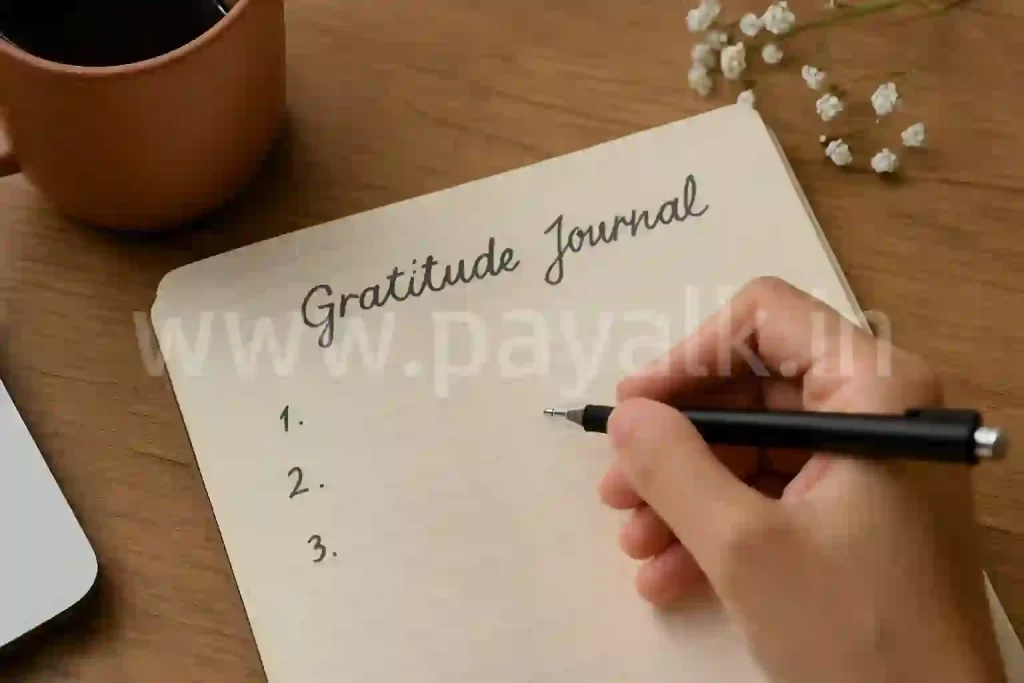 gratitude journaling practice